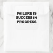 成功やる気を起こさせるのためのジム引用文 スクエアシール (バッグ)