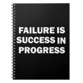 成功やる気を起こさせるのためのジム引用文 ノートブック (正面)