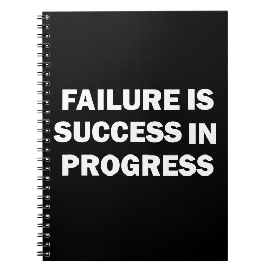 成功やる気を起こさせるのためのジム引用文 ノートブック (正面)