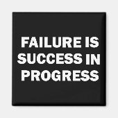 成功やる気を起こさせるのためのジム引用文 マグネット (正面)