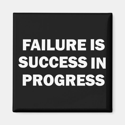 成功やる気を起こさせるのためのジム引用文 マグネット (正面)