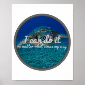 成功やる気を起こさせるの日々の肯定 ポスター (正面)