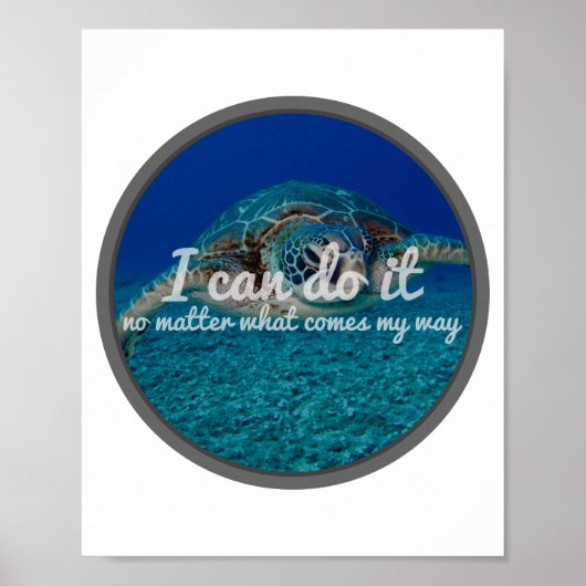 成功やる気を起こさせるの日々の肯定 ポスター (正面)