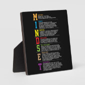 成功やる気を起こさせるの頭字語 フォトプラーク (正面)