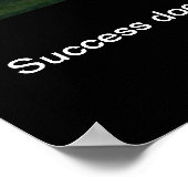 成功やる気を起こさせるプリント ポスター (角)