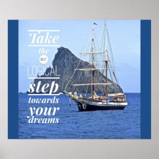 成功やる気を起こさせるポスター – 夢建物 ポスター