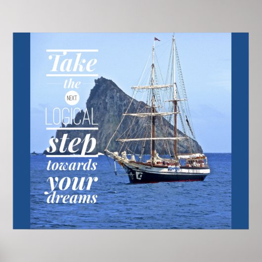 成功やる気を起こさせるポスター – 夢建物 ポスター (正面)