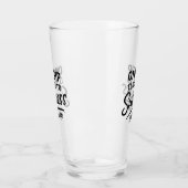 成功やる気を起こさせる引用文黒 タンブラーグラス (左)