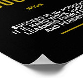 成功やる気を起こさせる引用文 ポスター (角)