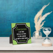 成功やる気を起こさせる感動的引用文 フォトプラーク (インサイチュ)