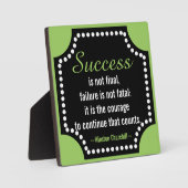 成功やる気を起こさせる感動的引用文 フォトプラーク (正面)