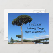 成功やる気を起こさせる ポストカード (正面/裏面)