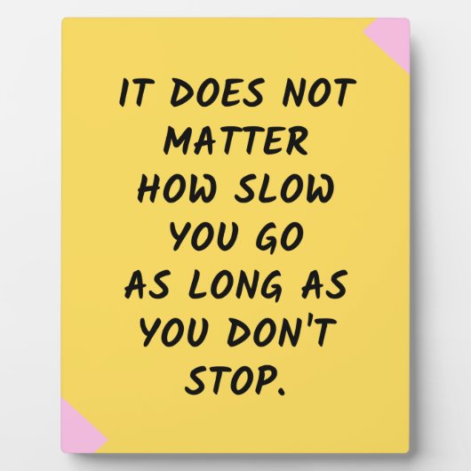 成功やる気を起こさせる/感動的引用文 フォトプラーク (正面)