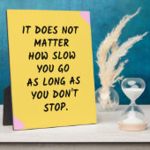 成功やる気を起こさせる/感動的引用文 フォトプラーク (側面)