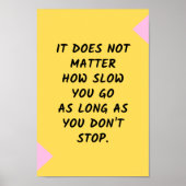 成功やる気を起こさせる/感動的引用文 ポスター (正面)