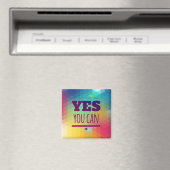 成功やる気を起こさせるYesYou Can Attitation Magnet マグネット (インサイチュ (食洗機))