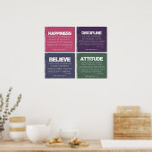 成功を収めるフィットネス ポスター (キッチン)