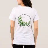 成功を収める上での行動力 トライブレンドTシャツ (裏面)