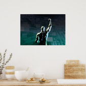 成功を収める人の障害の克服 ポスター (キッチン)