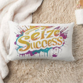成功を収める ランバークッション (ブランケット)