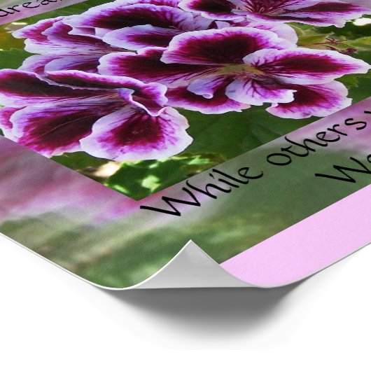 成功を夢見る者があるやる気を起こさせる ポスター (角)