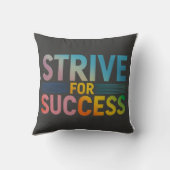 成功を目指して努力する クッション (裏面)