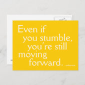 成功インスパイア – はがきやる気を起こさせる 案内ポストカード (正面/裏面)