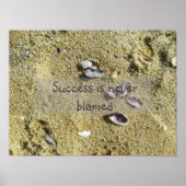 成功ウィズダムことわざと写真のポスター ポスター (正面)
