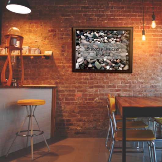 成功ウィズダムことわざ写真ポスター ポスター