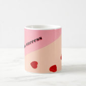 成功カラフルの達成 コーヒーマグカップ (中央)