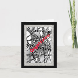 成功カードへのパスの祝福 カード