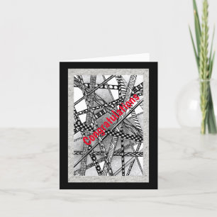 成功カードへのパスの祝福 カード