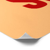 成功サッカーやる気を起こさせるポップア感動的ート ポスター (角)