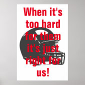 成功サッカーやる気を起こさせるポップア感動的ート ポスター (正面)