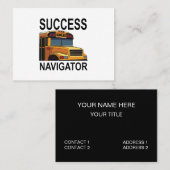 成功ナビゲーター学校バスドライバー 名刺 (正面/裏面)