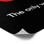 成功バスケッやる気を起こさせるトバポップ・アートのエル ポスター (角)