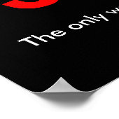 成功バスケッやる気を起こさせるトルトレンディー ポスター (角)