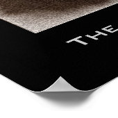 成功バスケットボールアートワークを閉やる気を起こさせるじる ポスター (角)