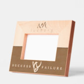 成功パーソナライズされた感動的失敗Iceberg レーザー彫刻フレーム (左)