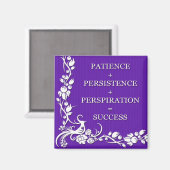 成功フォーミュラの意欲を起こメッセージの磁石 マグネット (正面/裏面)