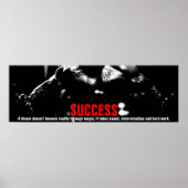 成功ボディビルフィットネス 感動的 ポスター (正面)