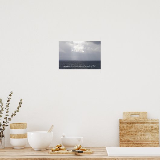 成功ポスやる気を起こさせるター ポスター (キッチン)