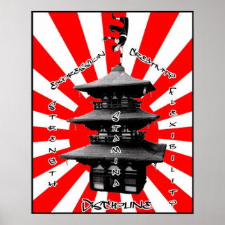 成功ポスターの朝食パゴダ ポスター