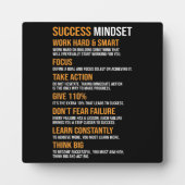 成功マインドセットやる気を起こさせる- フォトプラーク (正面)
