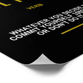 成功与えの全感動的引用文 ポスター (角)