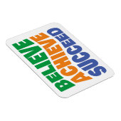 成功信じゴールを達成すやる気を起こさせるる マグネット (右側)