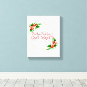 成功前向きと自己のための気に肯定 キャンバスプリント (インサイチュ (ウッドフロア))