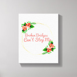 成功前向きと自己のための気に肯定 キャンバスプリント