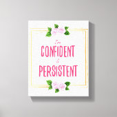 成功前向きに向けた良い引用文 キャンバスプリント (正面)