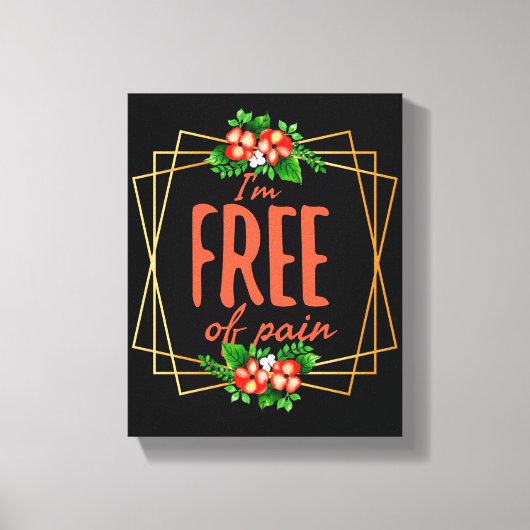 成功前向きの引用文 キャンバスプリント (正面)